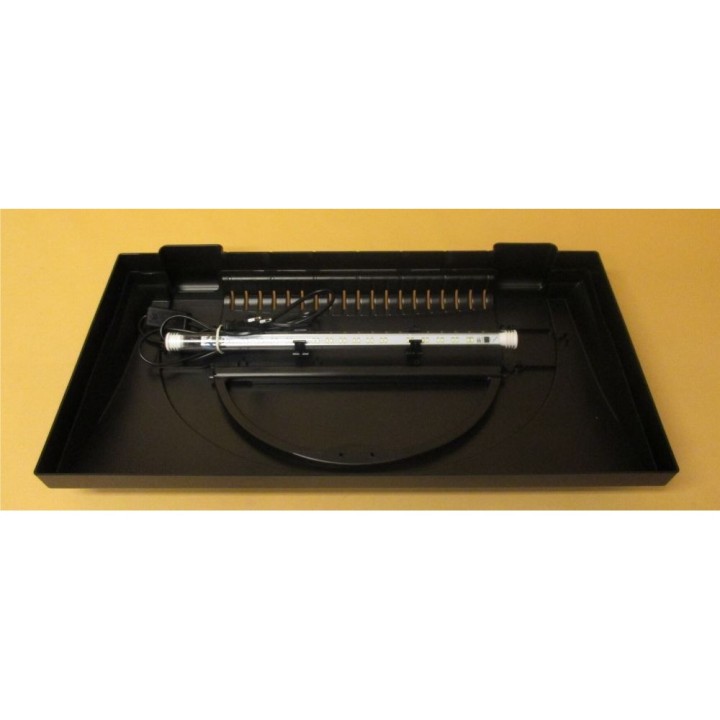 Akvarijní sada 50cm/37,5l s LED osvětlením 10W - černý kryt  AKCE
